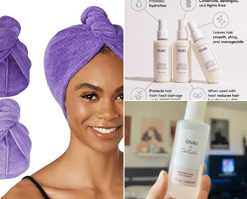 Hair care cover photo collage