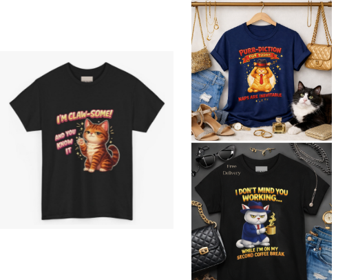 Cat Obsessed? So am I! Cat-themed Fashion! 🐈‍⬛ cover photo collage