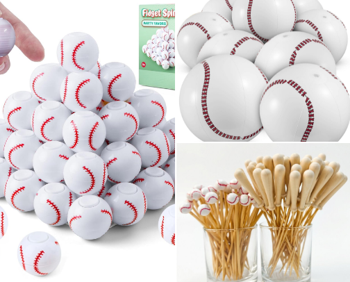 Baseball Party cover photo collage