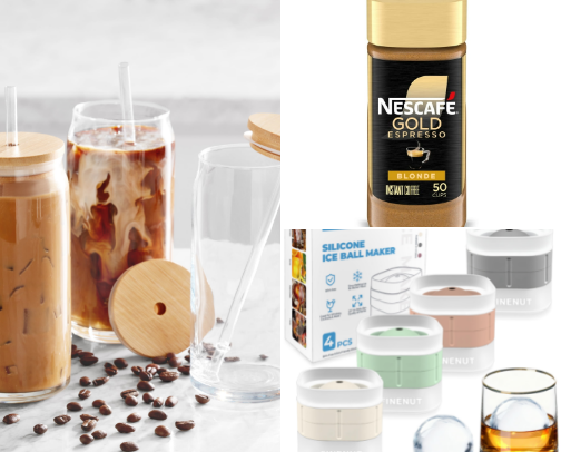 My Iced Coffee Obsession Kit 😍🧊 cover photo collage