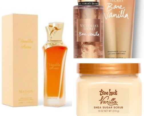 vanilla scent cover photo collage