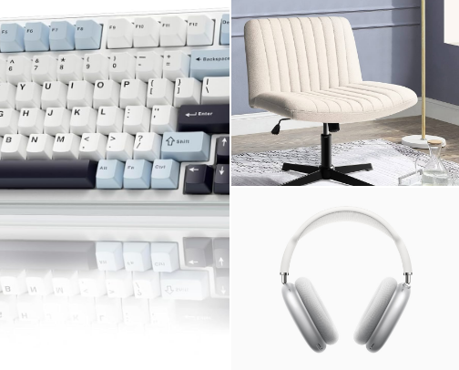 WFH Essentials✨ Corporate girl must-haves cover photo collage