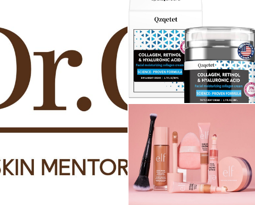 Skin care recs!! cover photo collage