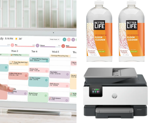 Household items cover photo collage