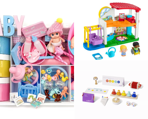 Top fav toys for toddlers cover photo collage