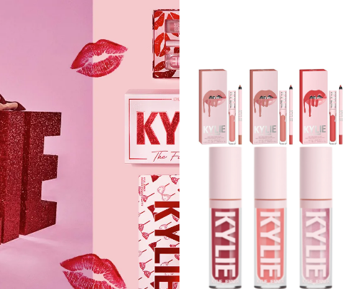 Kylie Cosmetic cover photo collage