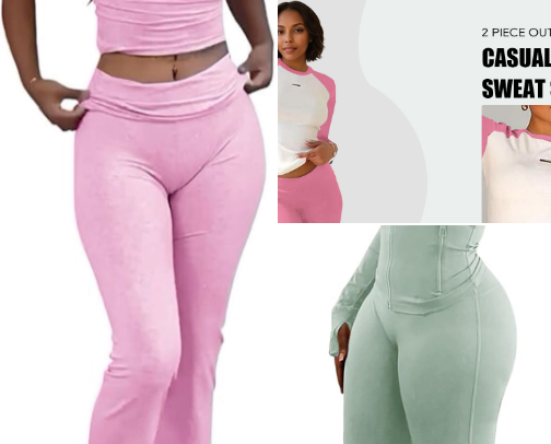 Women’s Fashion dupe sets for Pilates, gym, running errands that I’m 🥰 loving cover photo collage