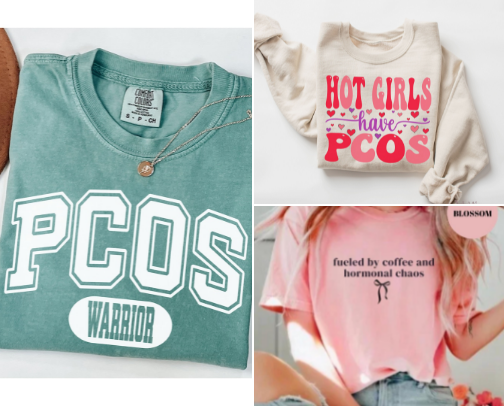 PCOS Fighter Merch✨️ cover photo collage