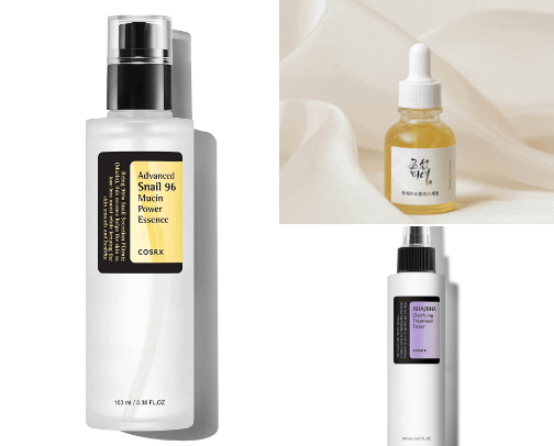 Skincare Favourites / cover photo collage