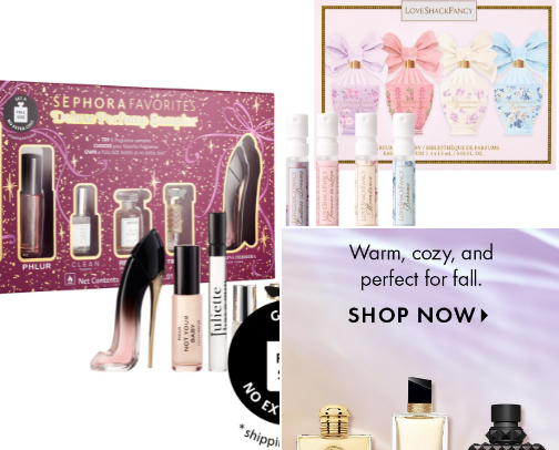 Perfume Sets cover photo collage