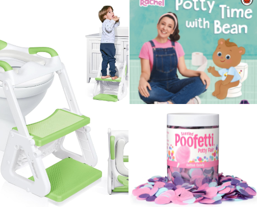 Potty Training Essentials cover photo collage