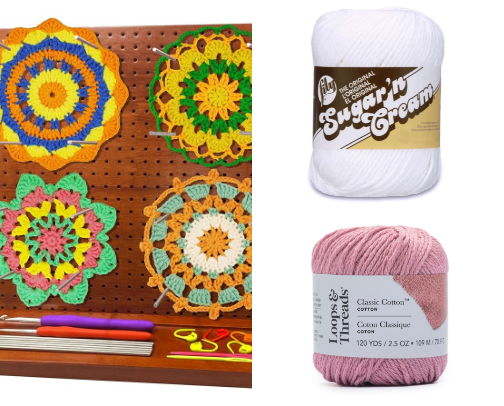 Crochet product recommendations cover photo collage