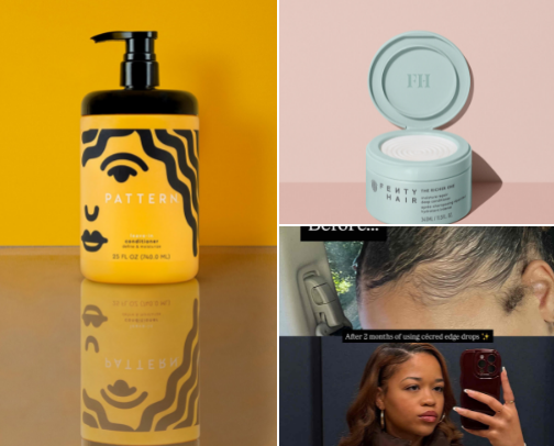 Hair Care Faves (4b, low porosity) cover photo collage