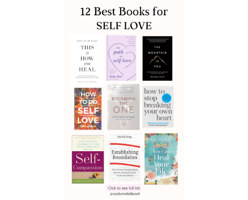 Books for Self Love cover photo collage