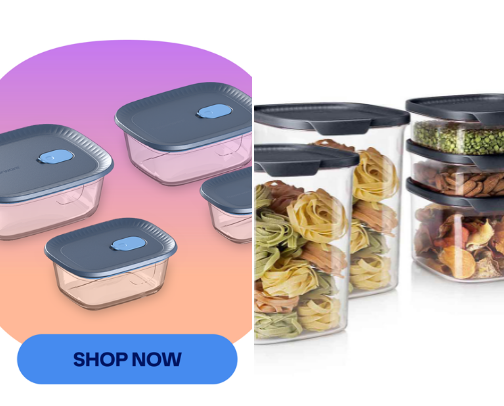 Tupperware cover photo collage