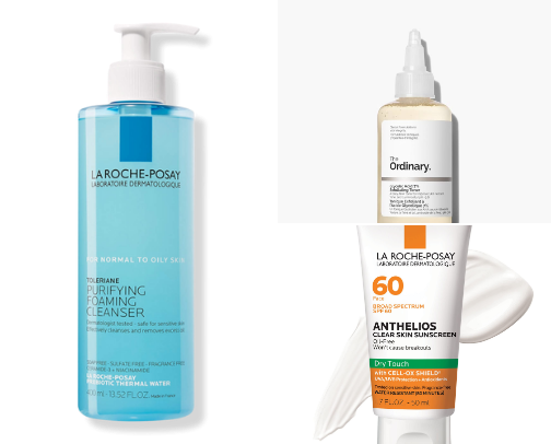 Simple skincare for glowing skin cover photo collage