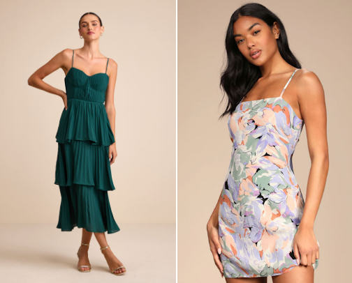 Stressing Over Garden Wedding Guest Looks? These Under-$30 Dresses Made It So Easy cover photo collage
