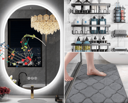Bathroom cover photo collage