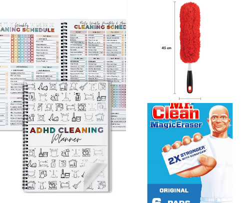 Spring Cleaning and Organizing! cover photo collage