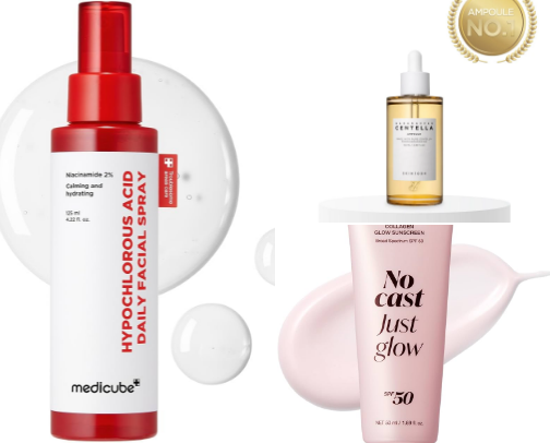 Morning skincare essentials! cover photo collage