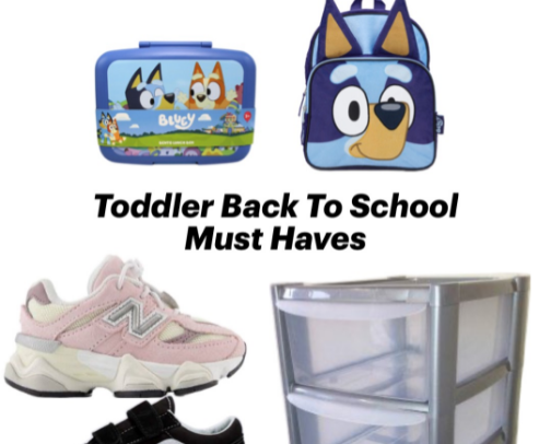 Toddler Back to School Must Haves cover photo collage