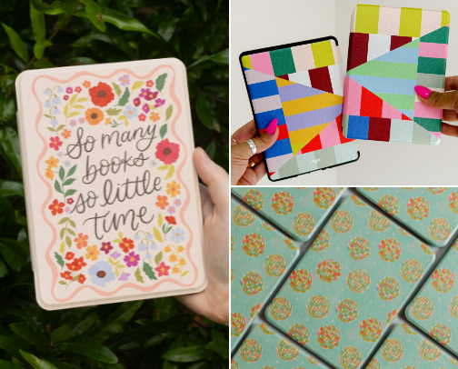 The cutest kindle cases 😍 cover photo collage