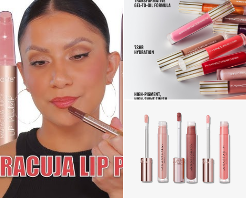 Glossiest glosses cover photo collage