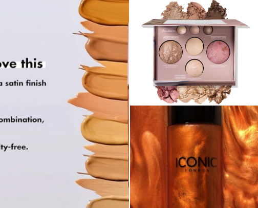 ✨ That Girl Makeup Edit💄 cover photo collage