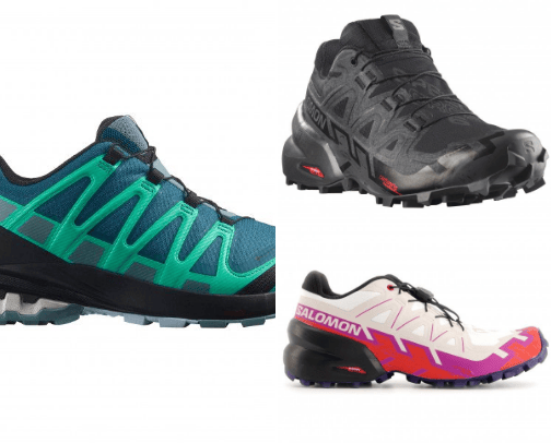 Outdoor shoes (women) cover photo collage