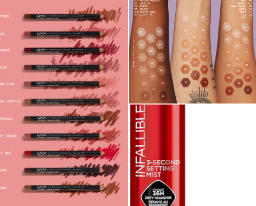 Makeup that lasts through sweat, heat and maybe a kiss😋 cover photo collage
