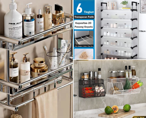 A collection of household items. Simple, easy to use, and very practical. cover photo collage