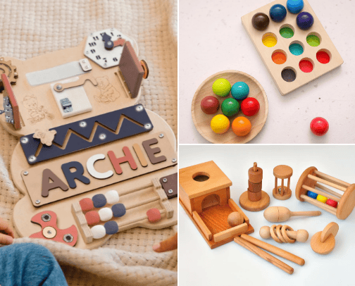 Elevate Your Child's Playtime with Montessori Toys cover photo collage