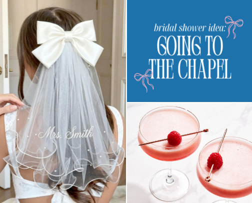 Going to The Chapel: A Very Vintage Bridal Party cover photo collage