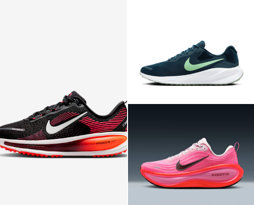 Road Running shoes cover photo collage