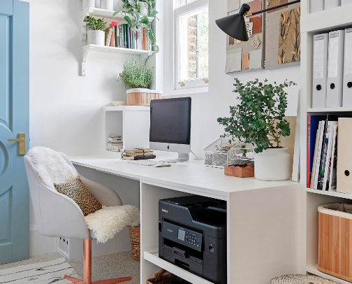 Home office made easy cover photo collage