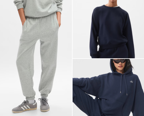 Sweatsuits cover photo collage