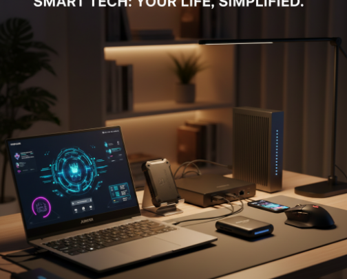 Modern Essentials: Electronics That Actually Make Your Life Easier. cover photo collage