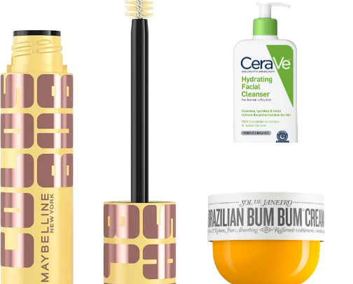 Fav beauty products cover photo collage