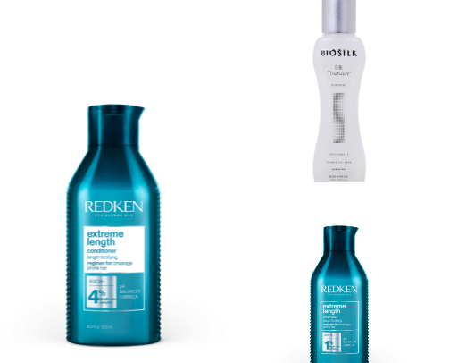 Hair care cover photo collage