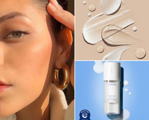Gentle skin care routine for dry skin cover photo collage