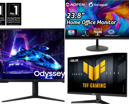 Best Gaming Monitors Under $300 cover photo collage