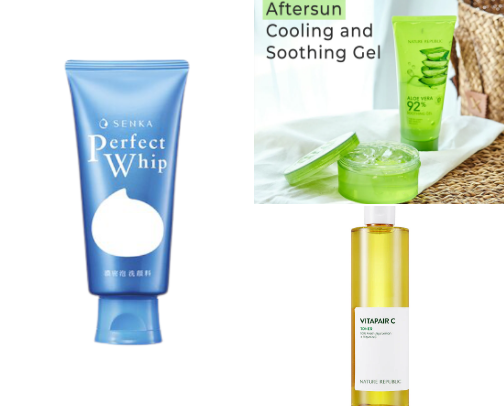 Simple Effective Skincare List cover photo collage