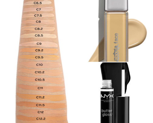 Shade inclusive makeup recommendations cover photo collage