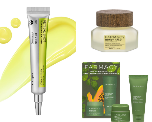 Skin care cover photo collage