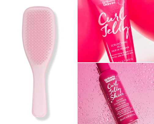 favourite curly hair approved products cover photo collage