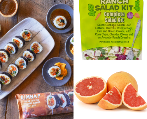 busy (but healthy) grocery haul cover photo collage