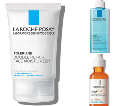 Top skincare products cover photo collage