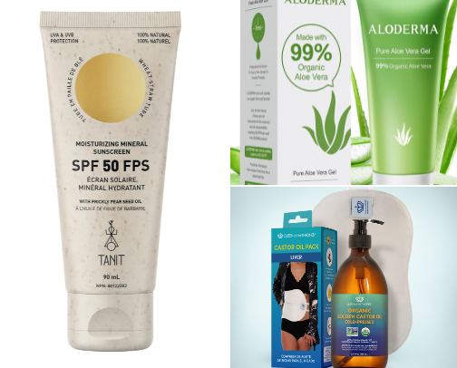 Skin and Hair Faves cover photo collage