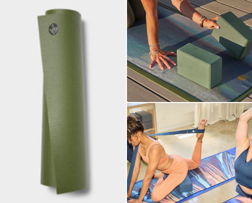 The No-Pressure Guide to Starting Yoga: Essentials cover photo collage