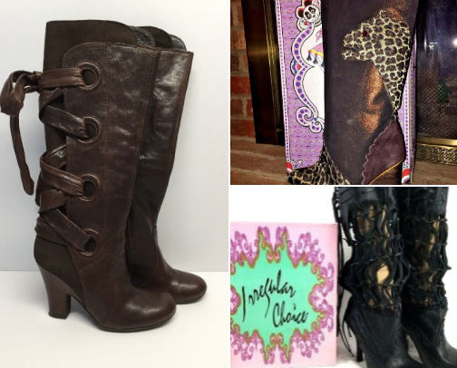 Cute boots I found on eBay cover photo collage